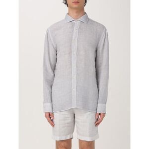 120% Lino Shirt Men Pearl